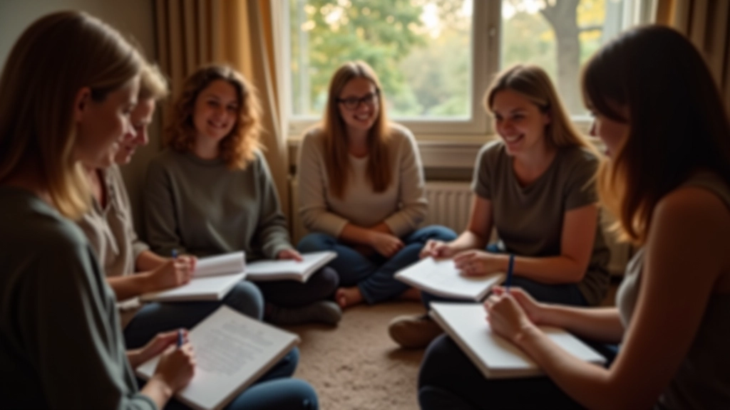 Workshop mit Teilnehmern beim Gratitude-Journaling